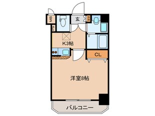 エクセラン玉造の物件間取画像